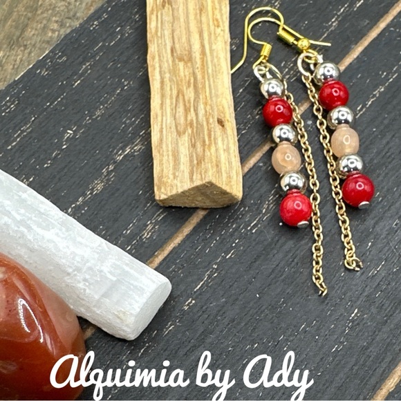 Alquimia Jewelry - Multi gemstones Style Tassel earrings